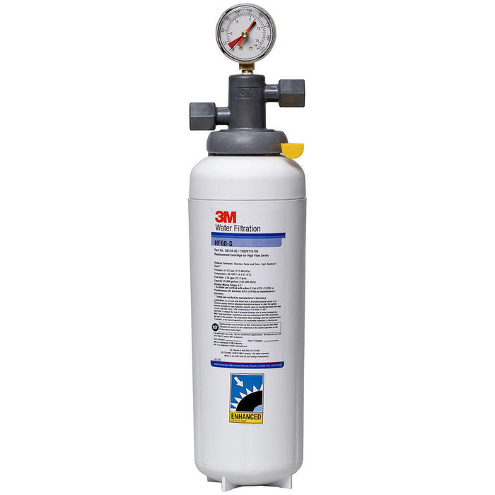 3M ICE160-S Single Cartridge Ice Machine Water Filtration System, 35,000 Gal