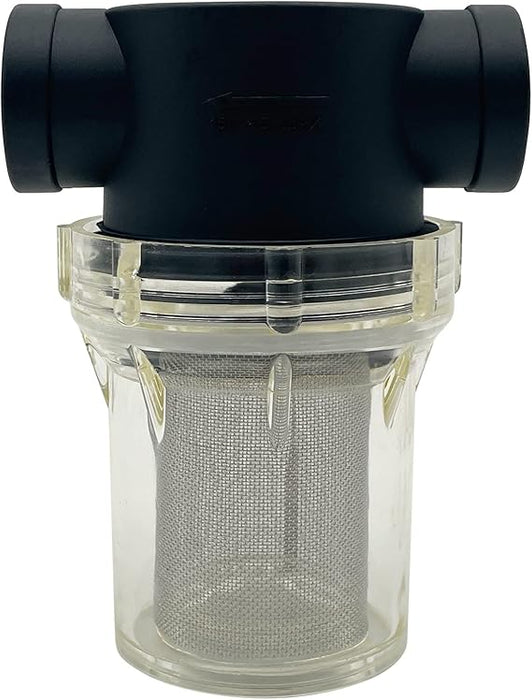 1/2'' Female NPT In-Line Water Strainer Filter with Stainless Steel Mesh