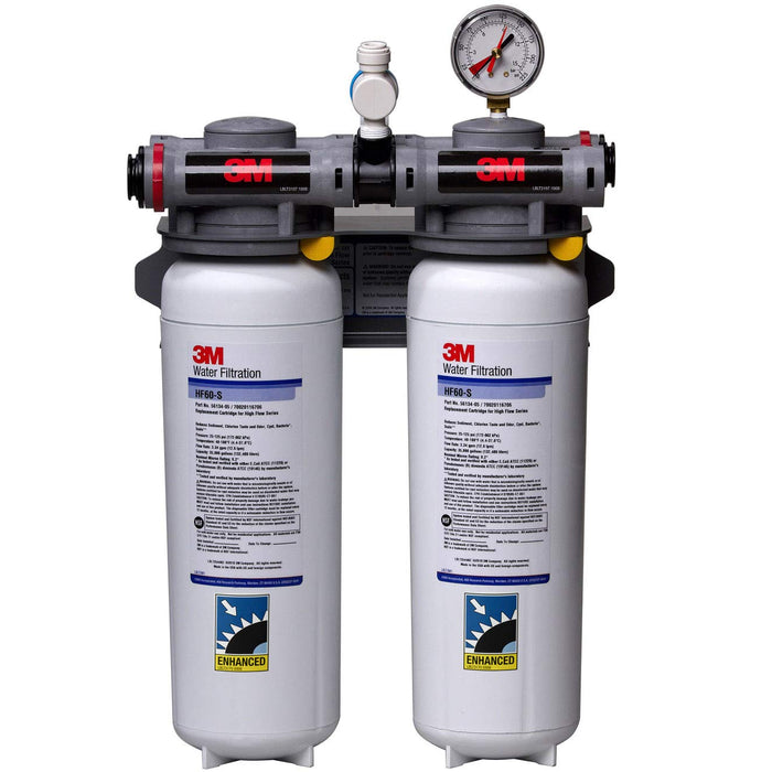 3M ICE260-S Dual Cartridge Manifold Ice Machine Water Filtration System, 70,000 Gal