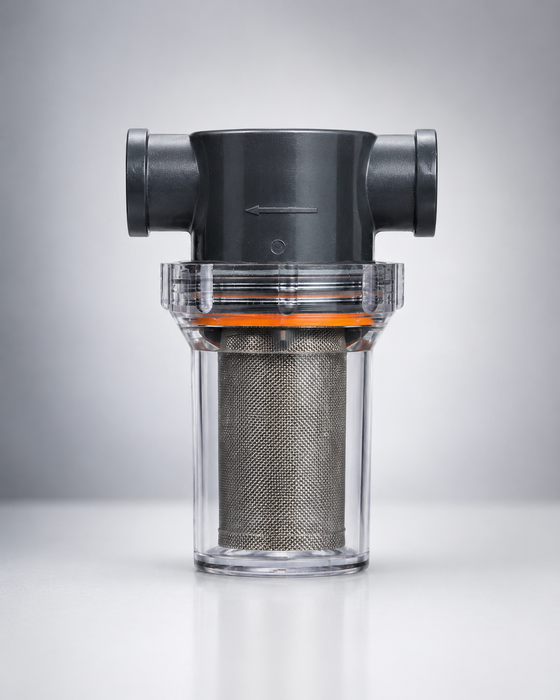ABF 1/2" Female NPT In-Line Water Strainer Filter with Stainless Steel Mesh (2-Pack)