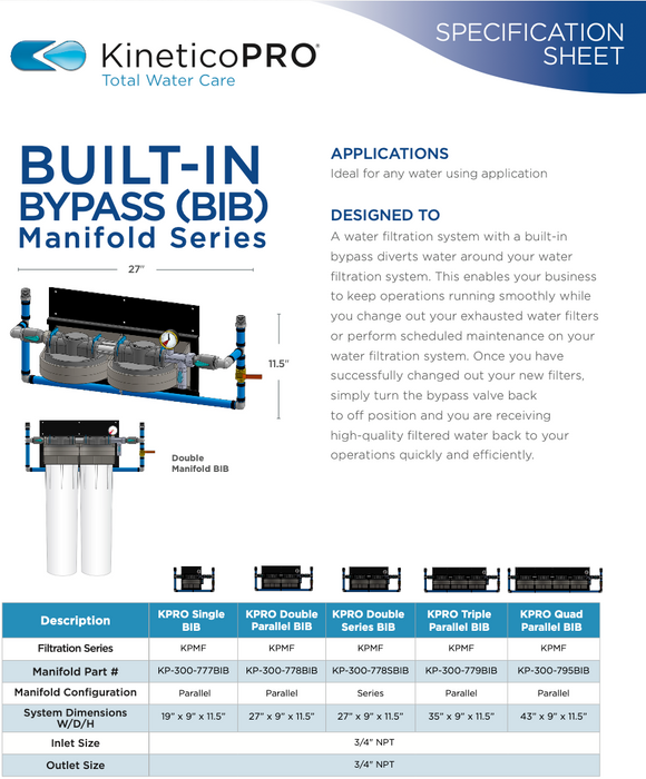 KineticoPro KP-300-777 Single Head Assembly